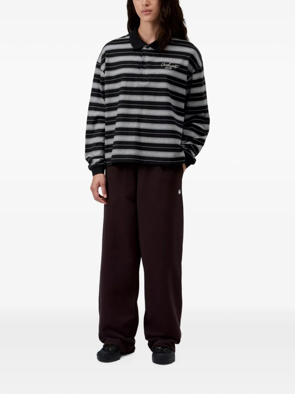 Carhartt WIP Bronson poloshirt Zwart