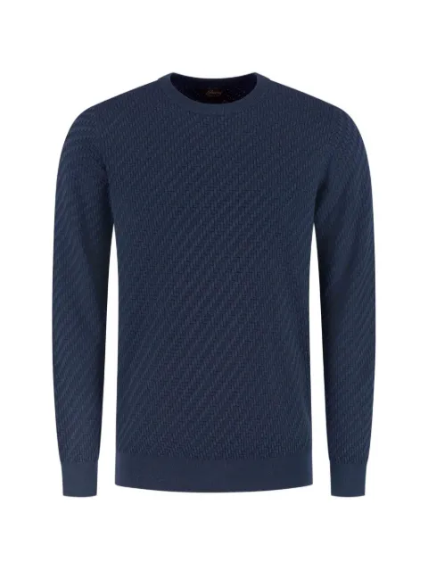 Brioni textured-knit crew-neck sweater