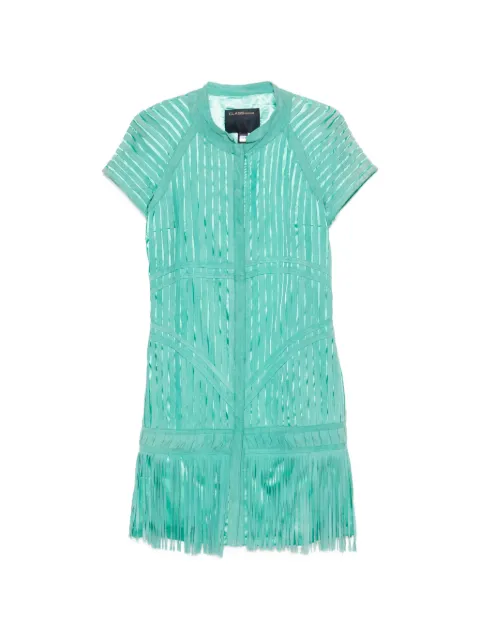 Roberto Cavalli Vintage 2000s fringed mini dress
