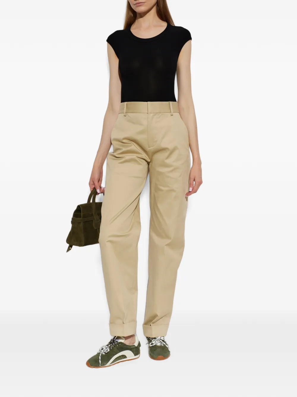 DSQUARED2 Ribgebreide body Zwart