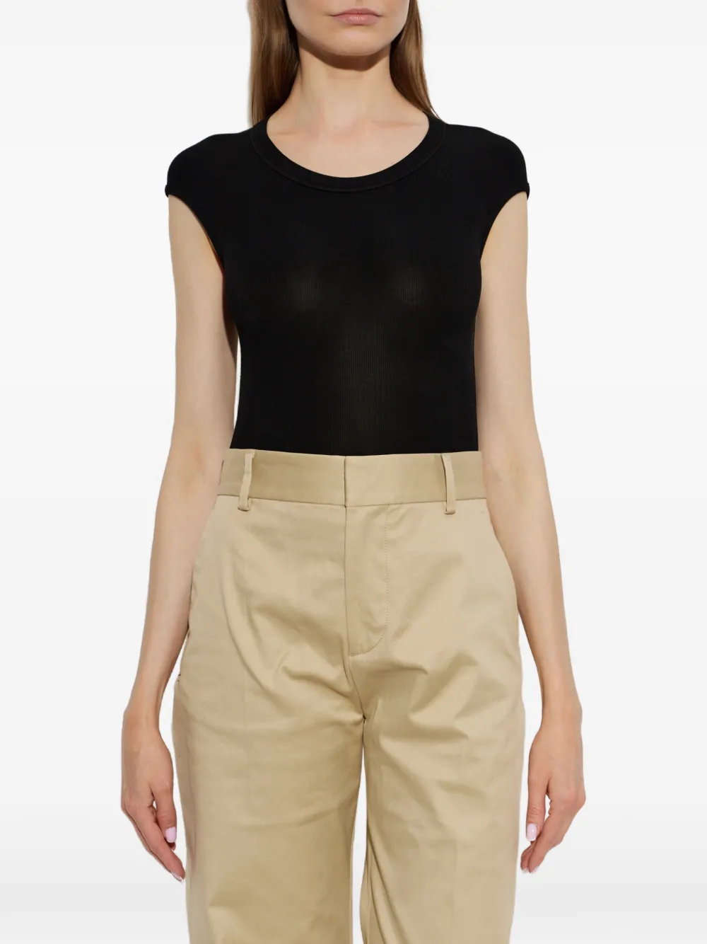 DSQUARED2 Ribgebreide body Zwart