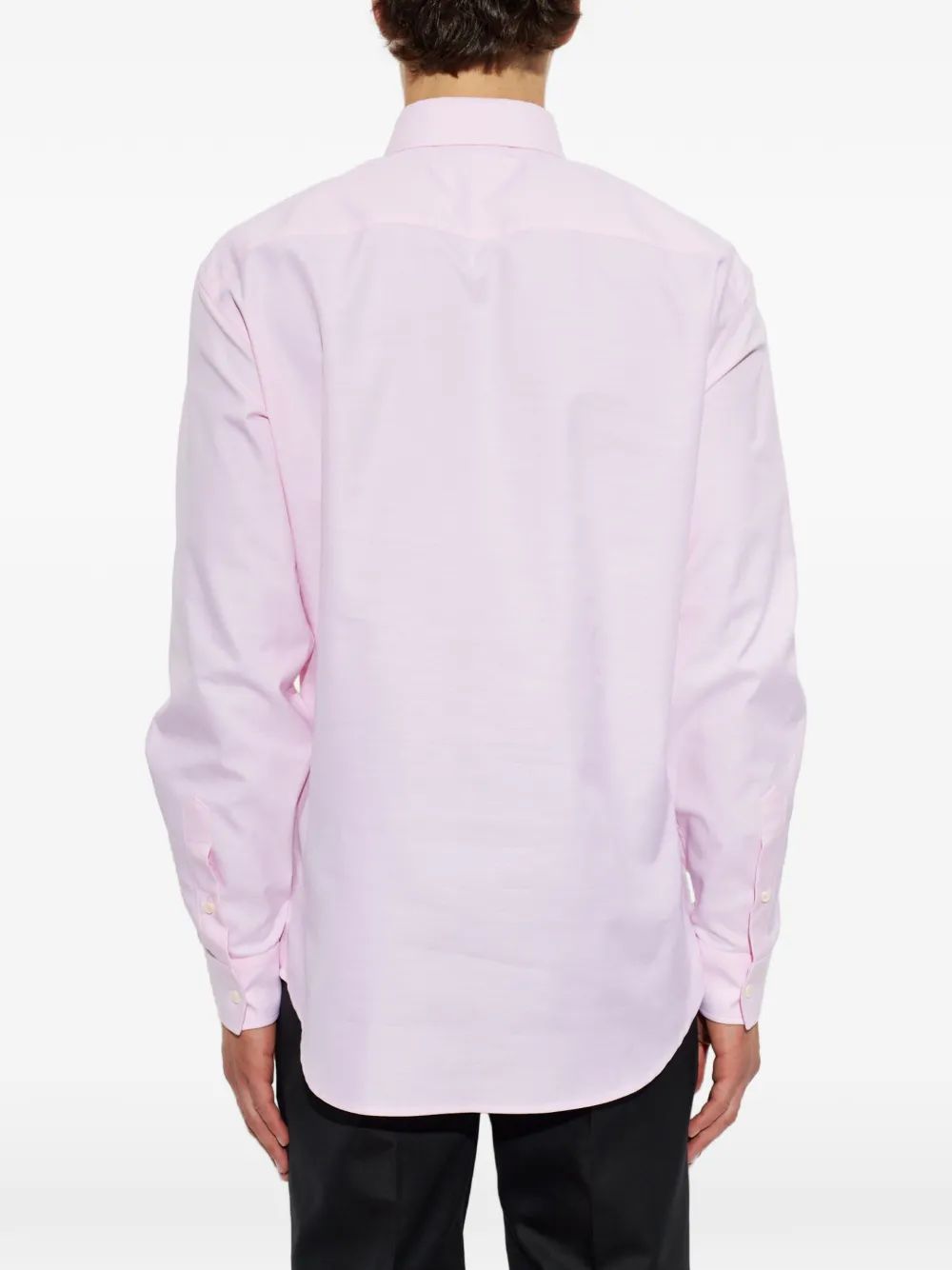 DSQUARED2 Dan button-down overhemd met geborduurd logo Roze