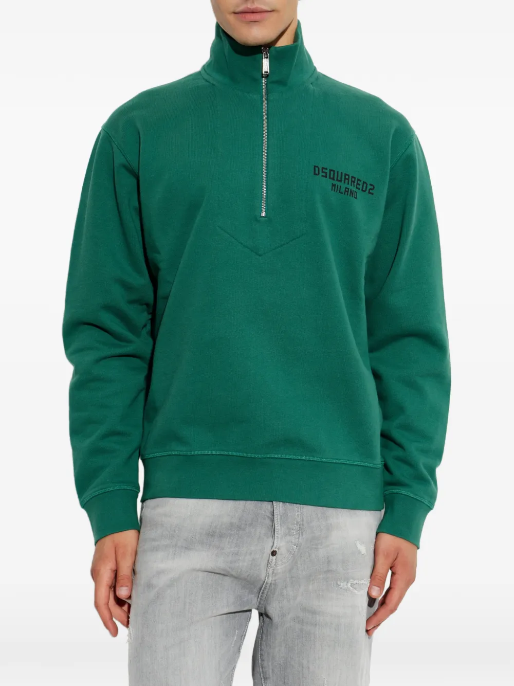 DSQUARED2 Sweater met logo Groen