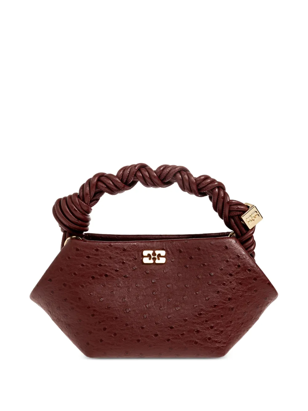 GANNI small Bou bag - Marrone