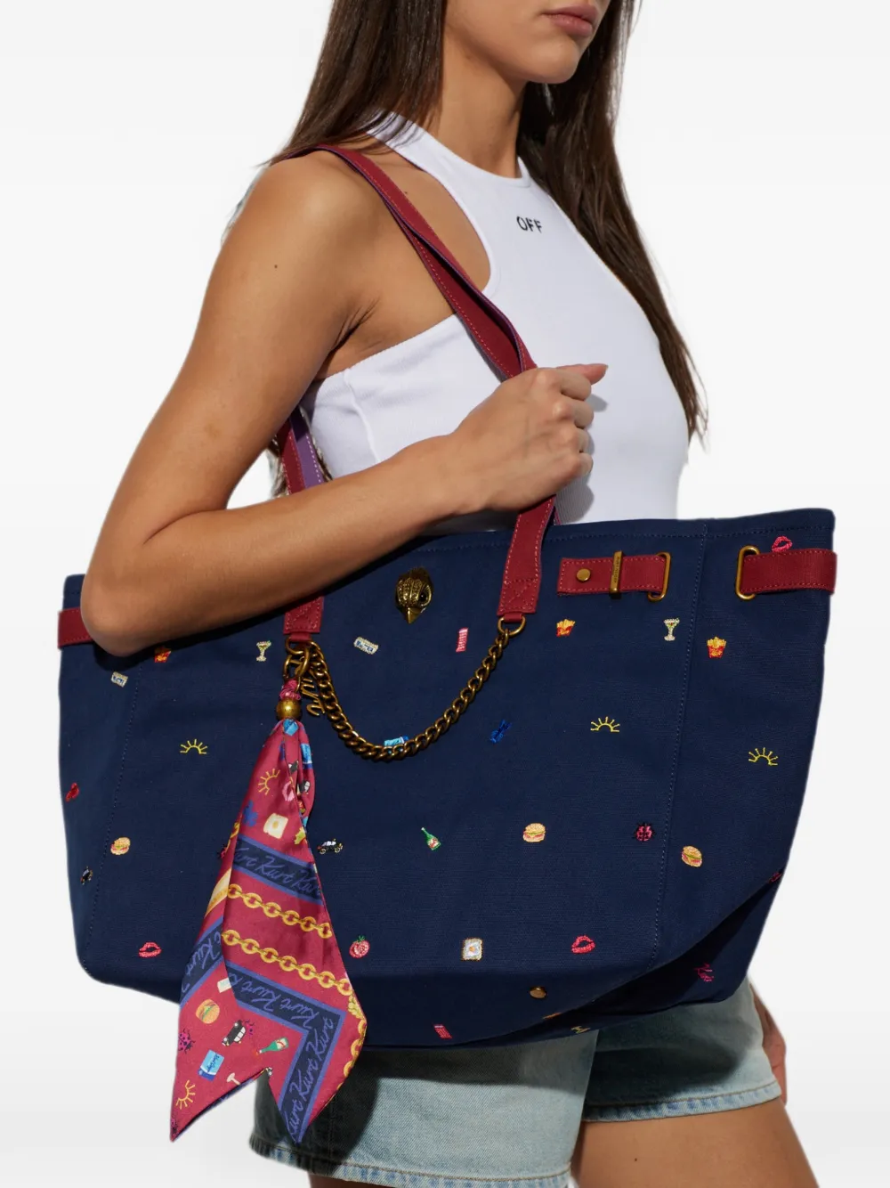 Kurt Geiger London Sloane shopper Blauw