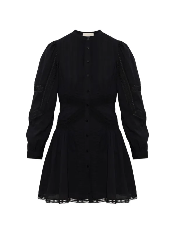 ulla johnson black mini dress Elysia crochet-trimmed | Size:16/34 and ric Coll1ButtonSuits VEDA Strapless Corset Ruffled