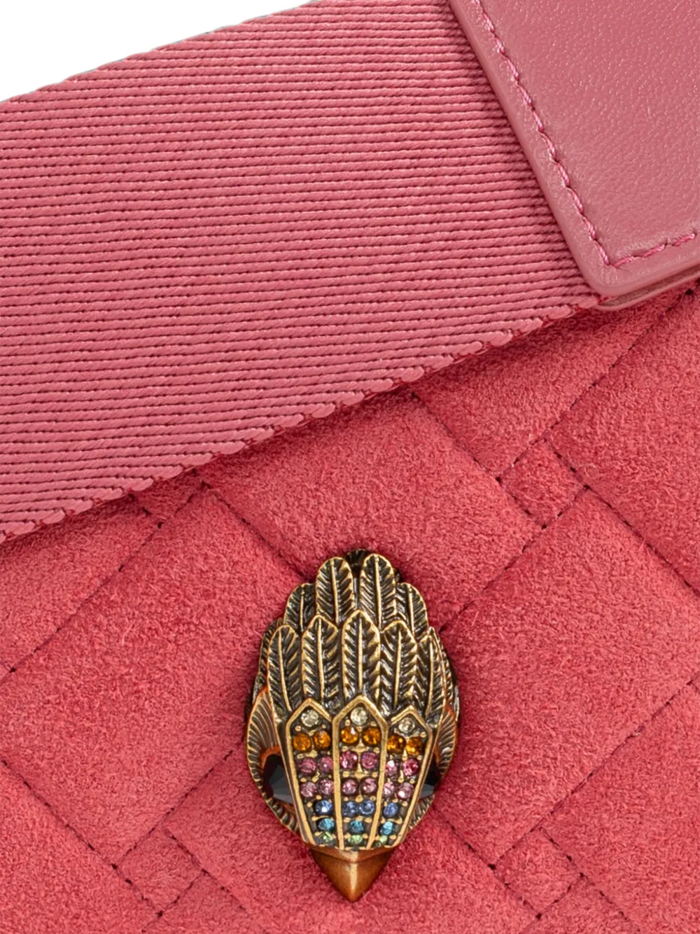 Kurt Geiger London Kensington gewatteerde schoudertas Roze