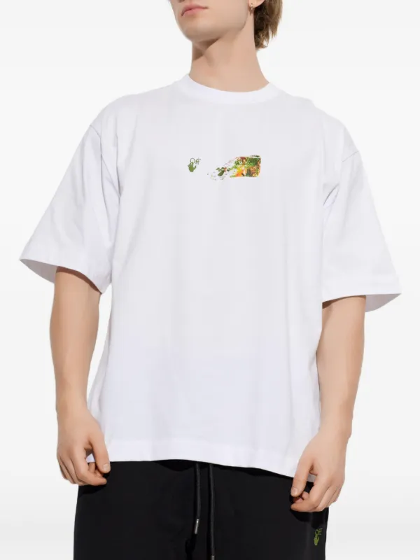 Off-White ロゴ Tシャツ | ホワイト | FARFETCH JP