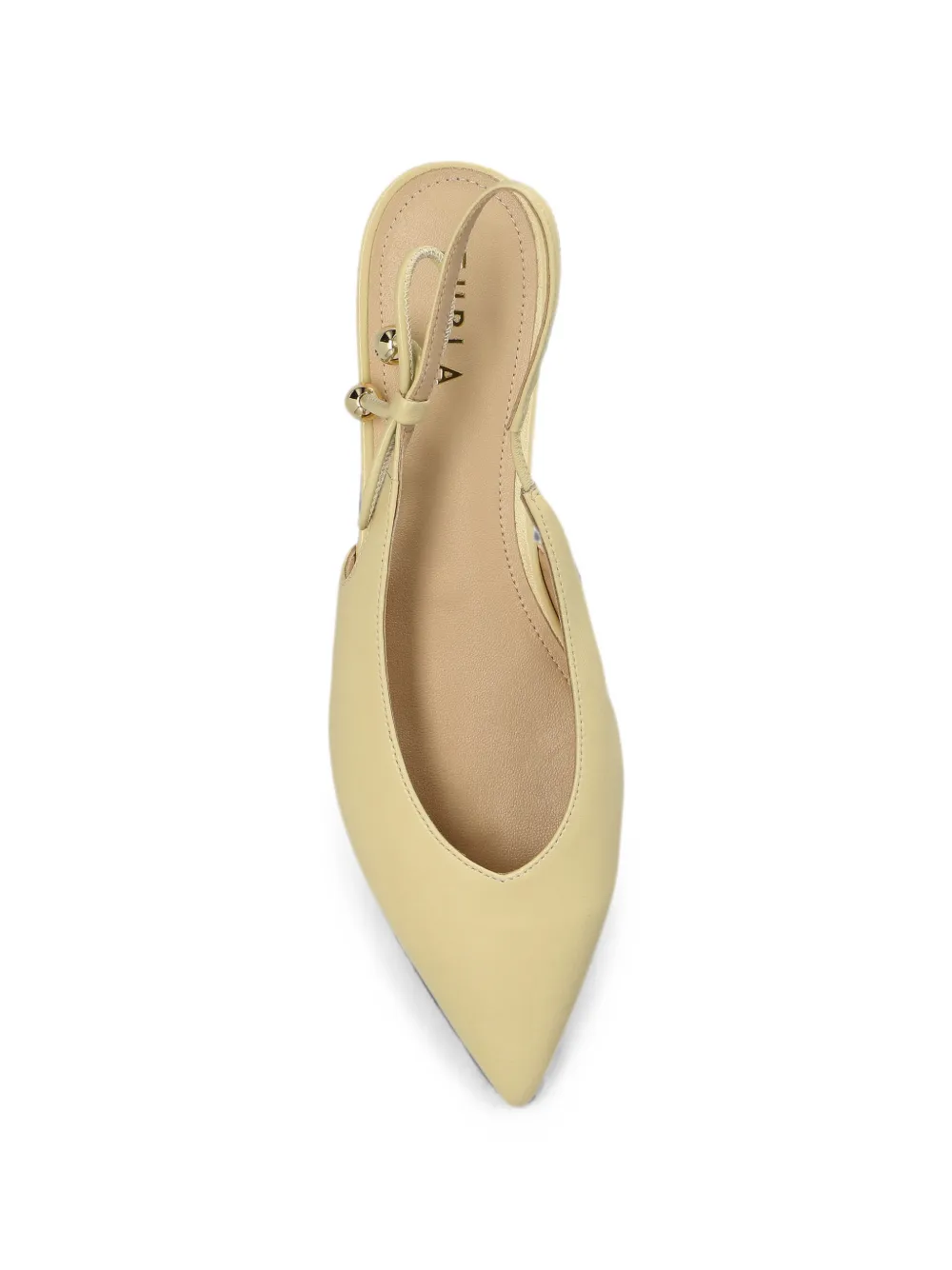 Furla Poppy slingback ballet flats Beige