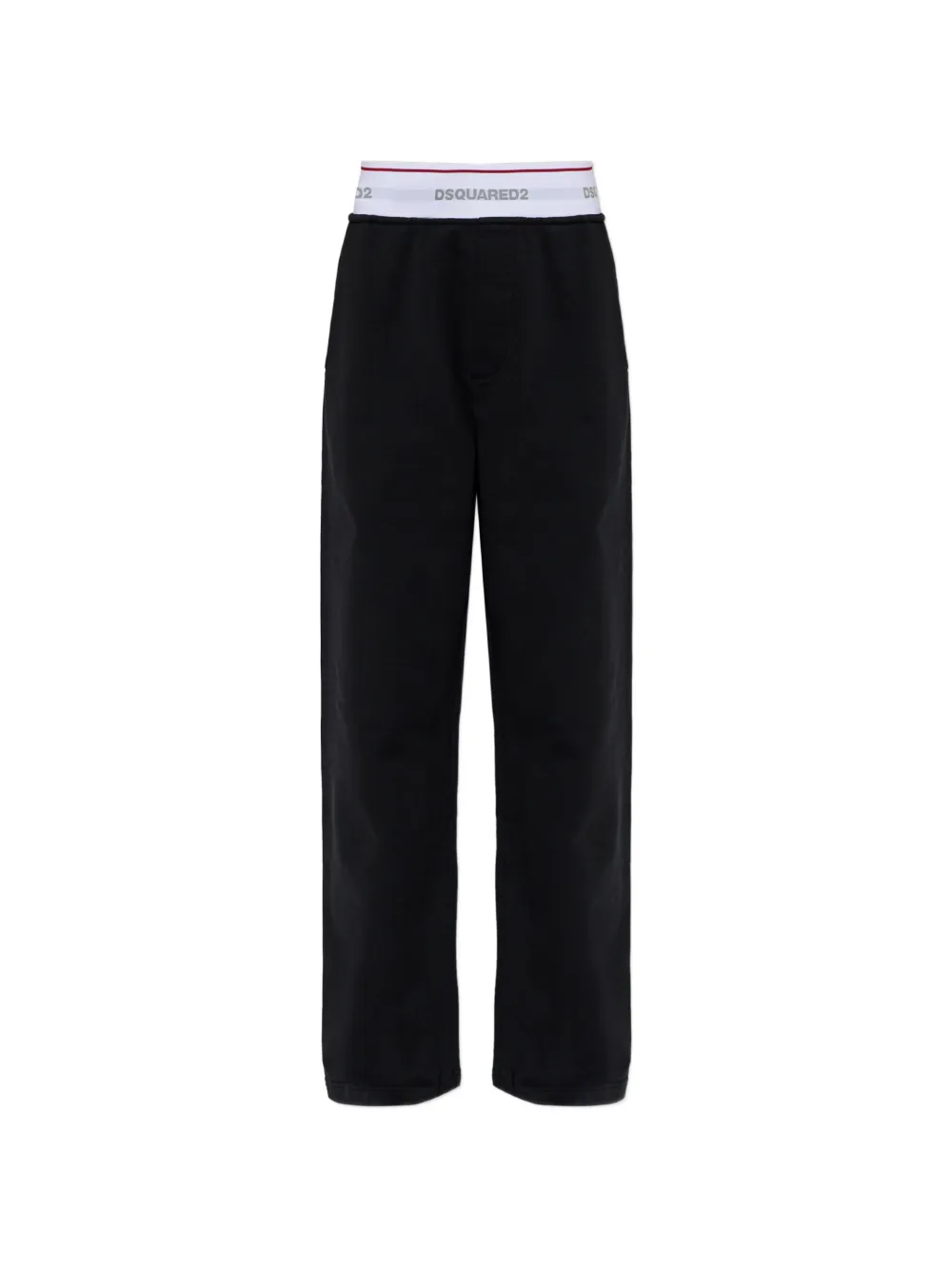 DSQUARED2 logo-waistband sweatpants - Schwarz