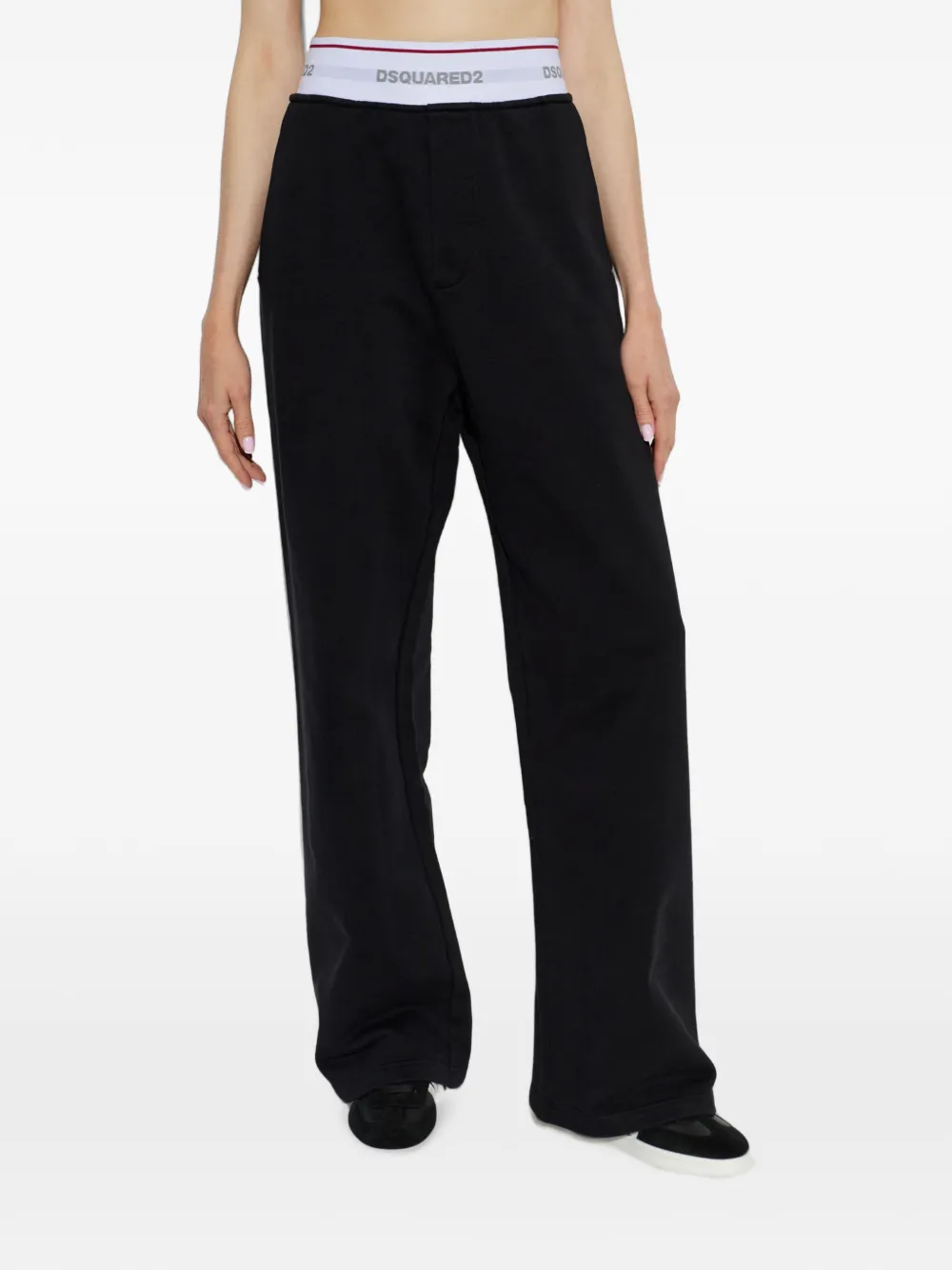 DSQUARED2 Joggingbroek met logoband Zwart