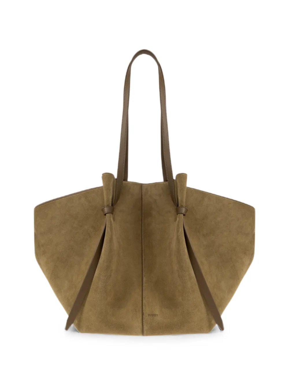 Yuzefi XL Mochi suède shopper Bruin