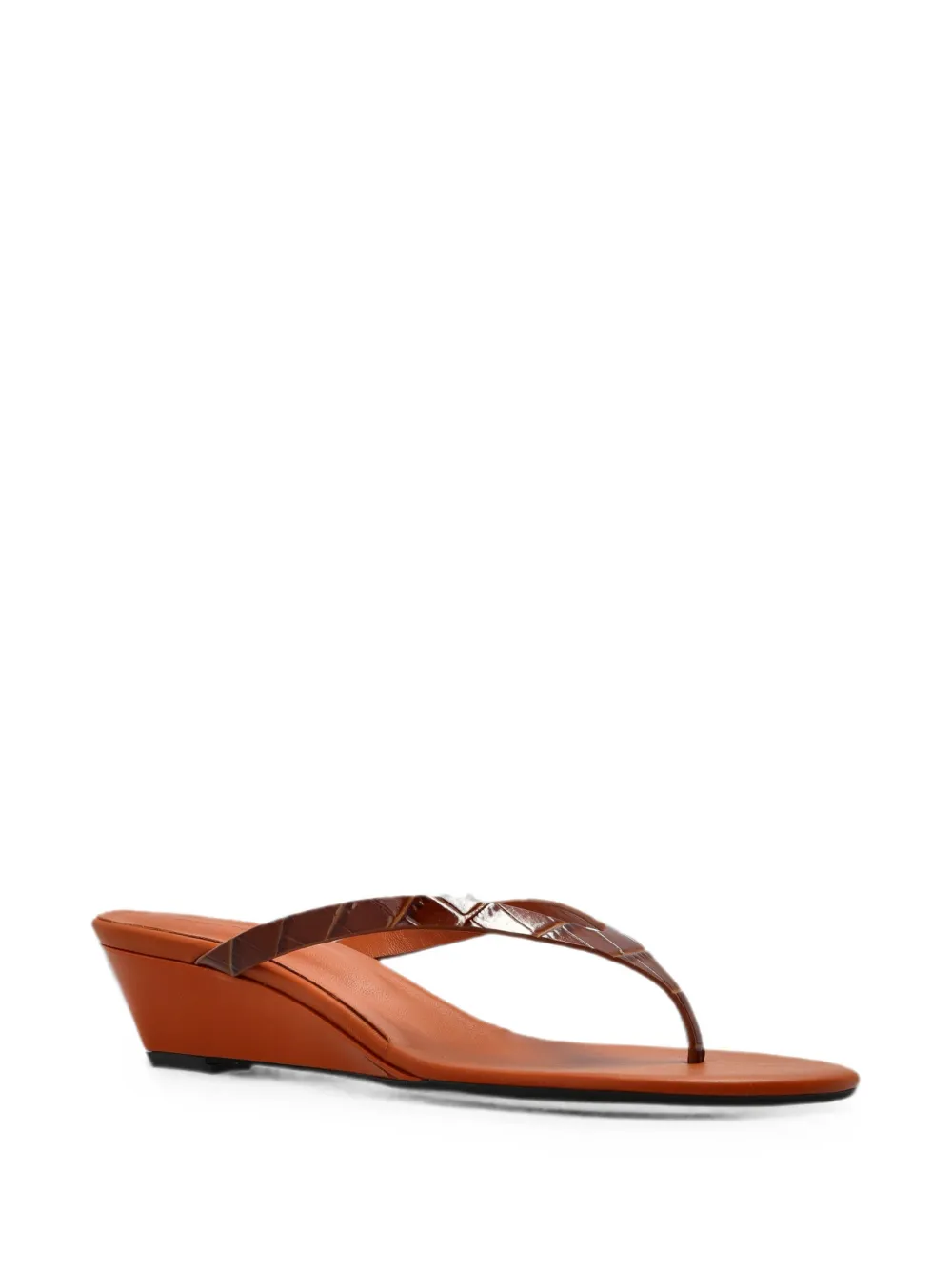 Christopher Esber Scala leather heeled sandals Bruin