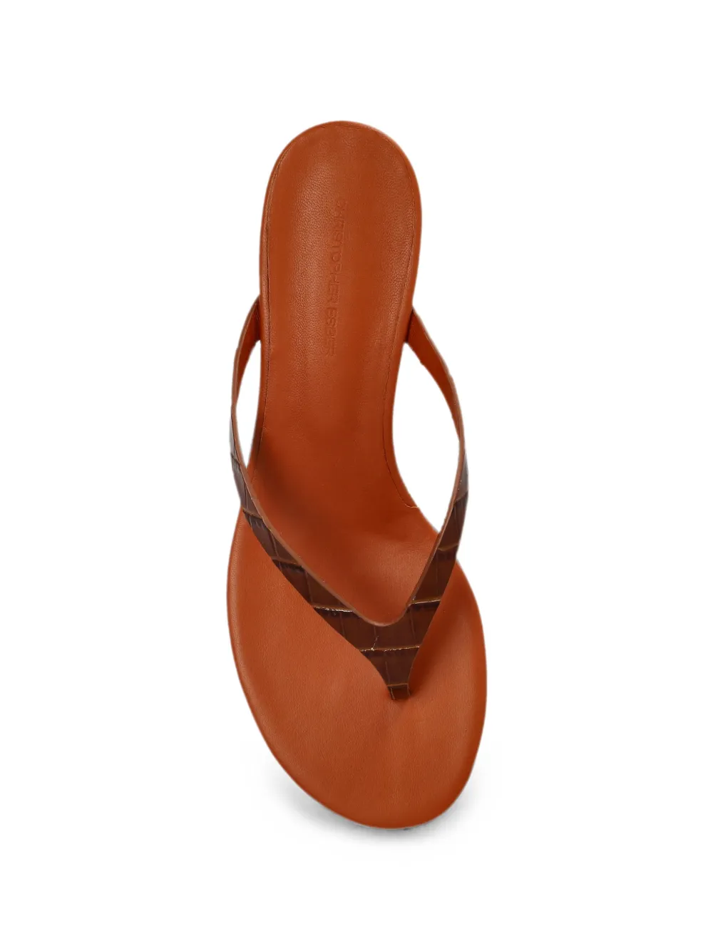 Christopher Esber Scala leather heeled sandals Bruin