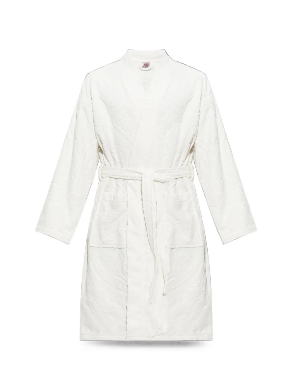 Etro Home Paisley-jacquard Bathrobe In Animal Print