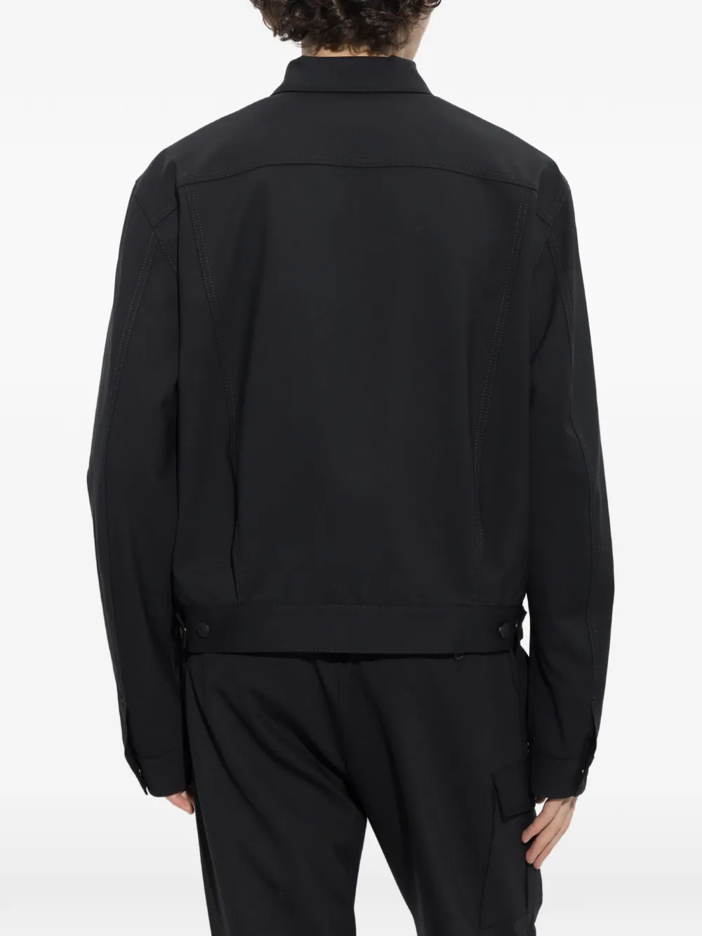 Dsquared2 Wool Jacket In Black