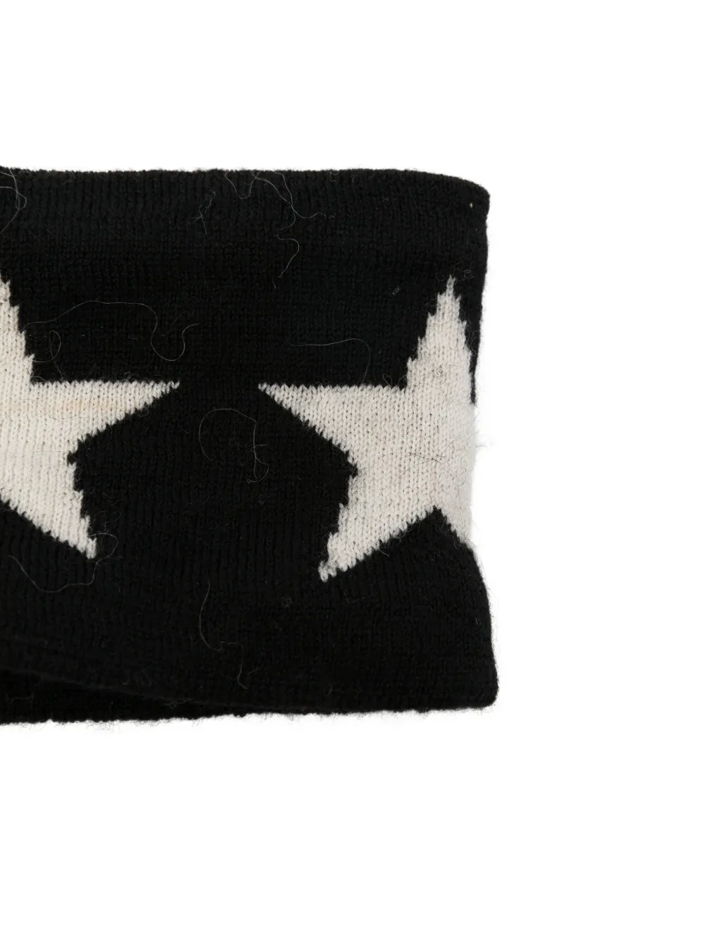 Goldbergh Cosmic haarband met ster-intarsia Zwart