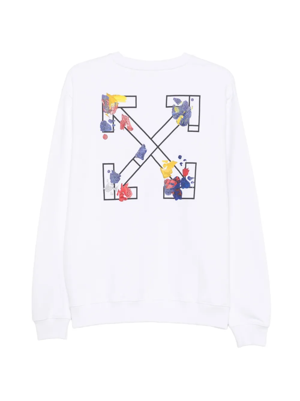 Off-White Kids Sweater met logoprint Wit