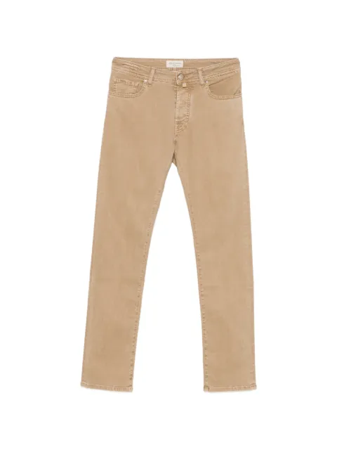 Jacob Cohën logo-patch jeans