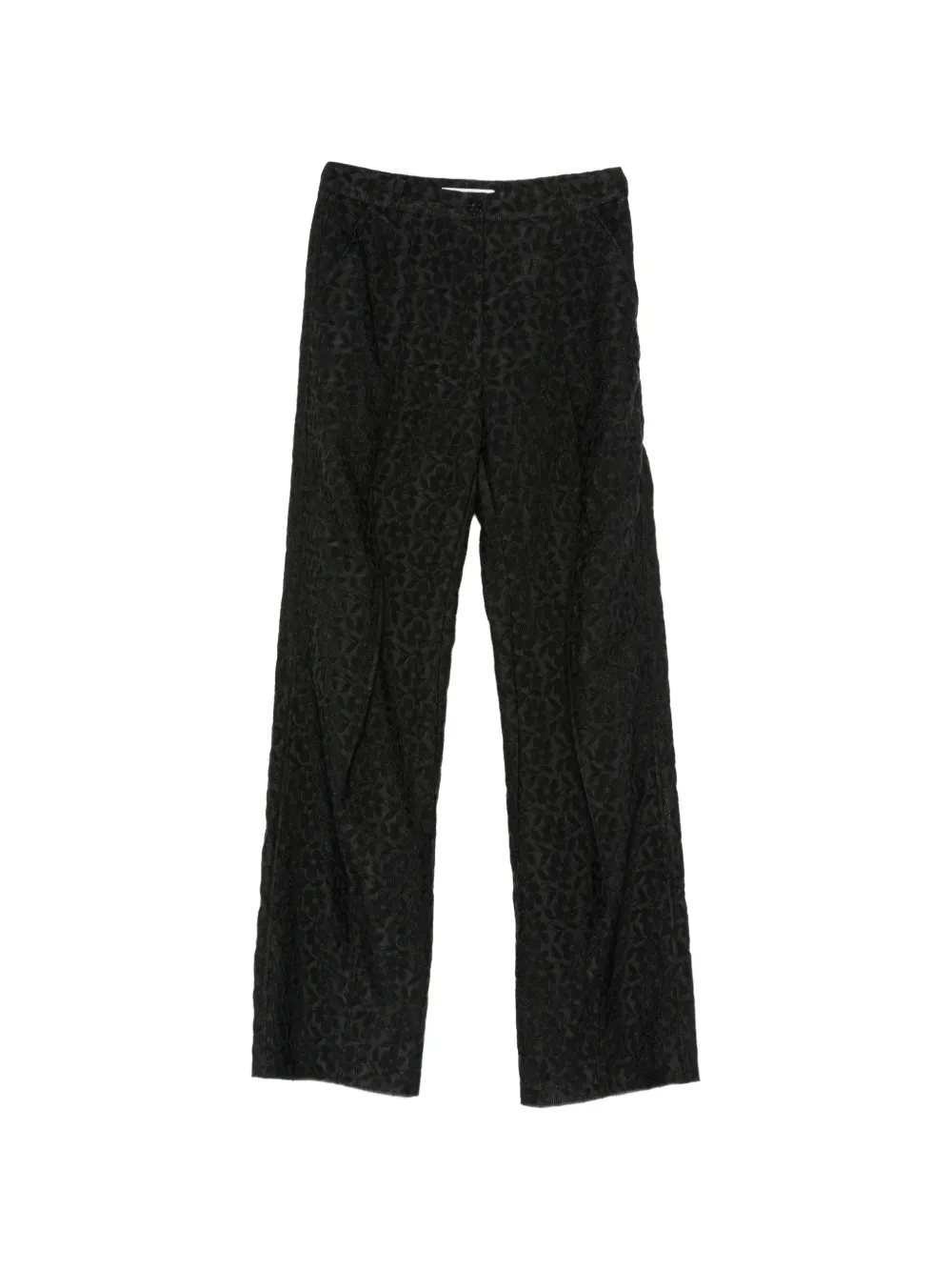Cecilie Bahnsen Begonia floral-jacquard trousers