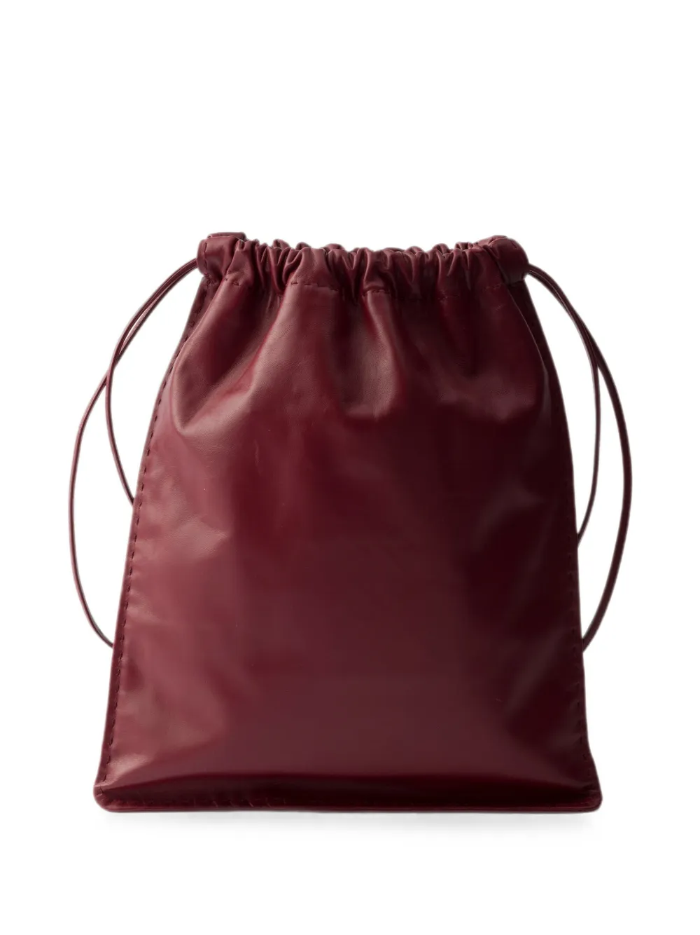 Prada Wish nappa leather pouch Rood