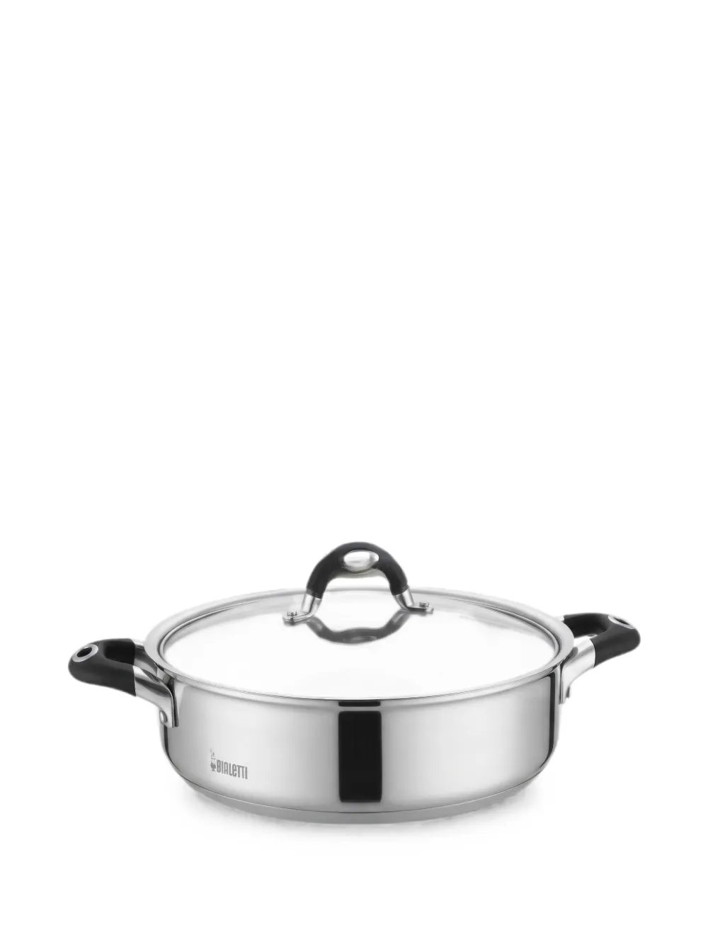 Bialetti Aluminum Three-layer Pan (28cm) In Silver