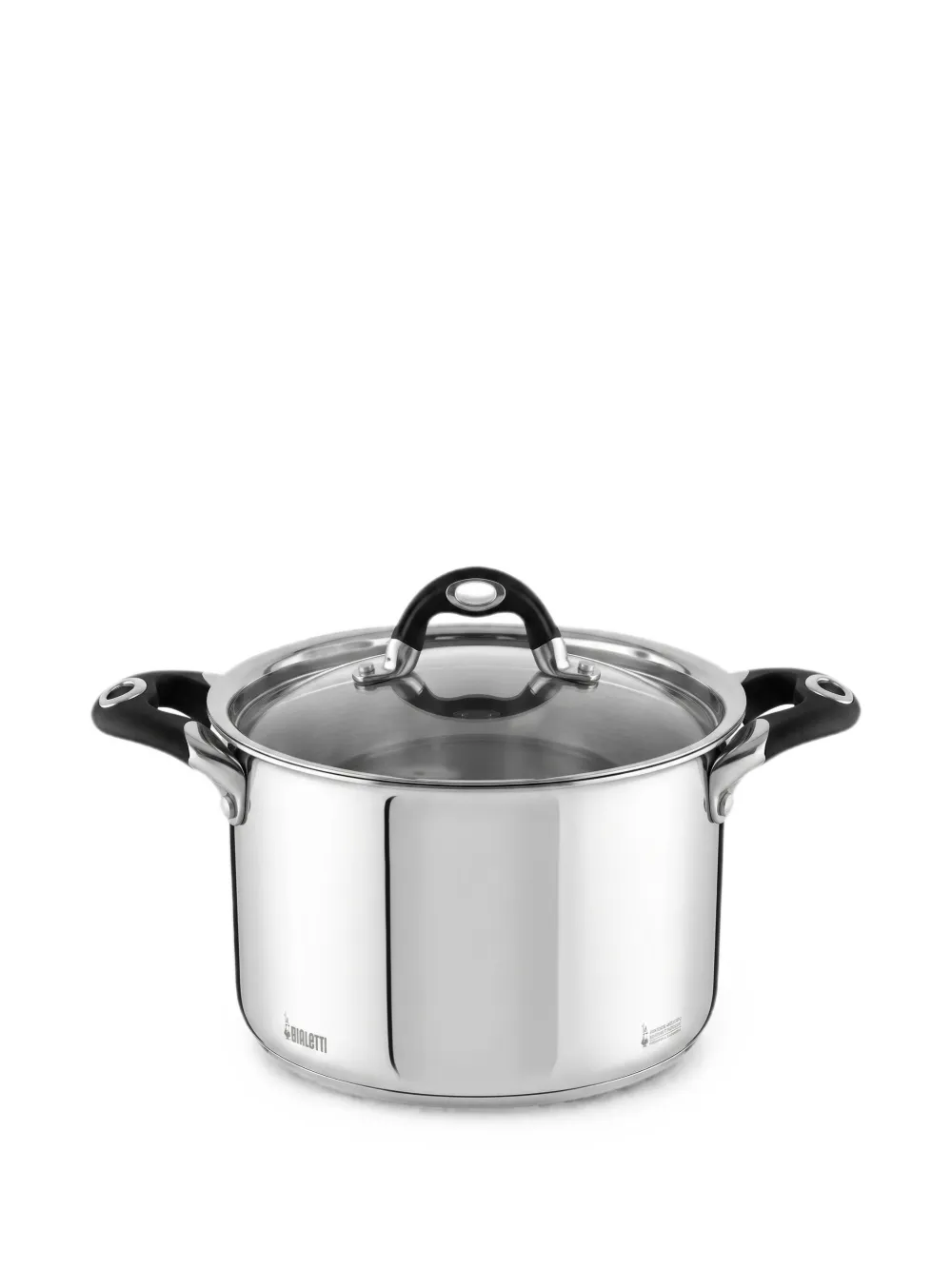 Bialetti Stainless Steel Pot In Silver