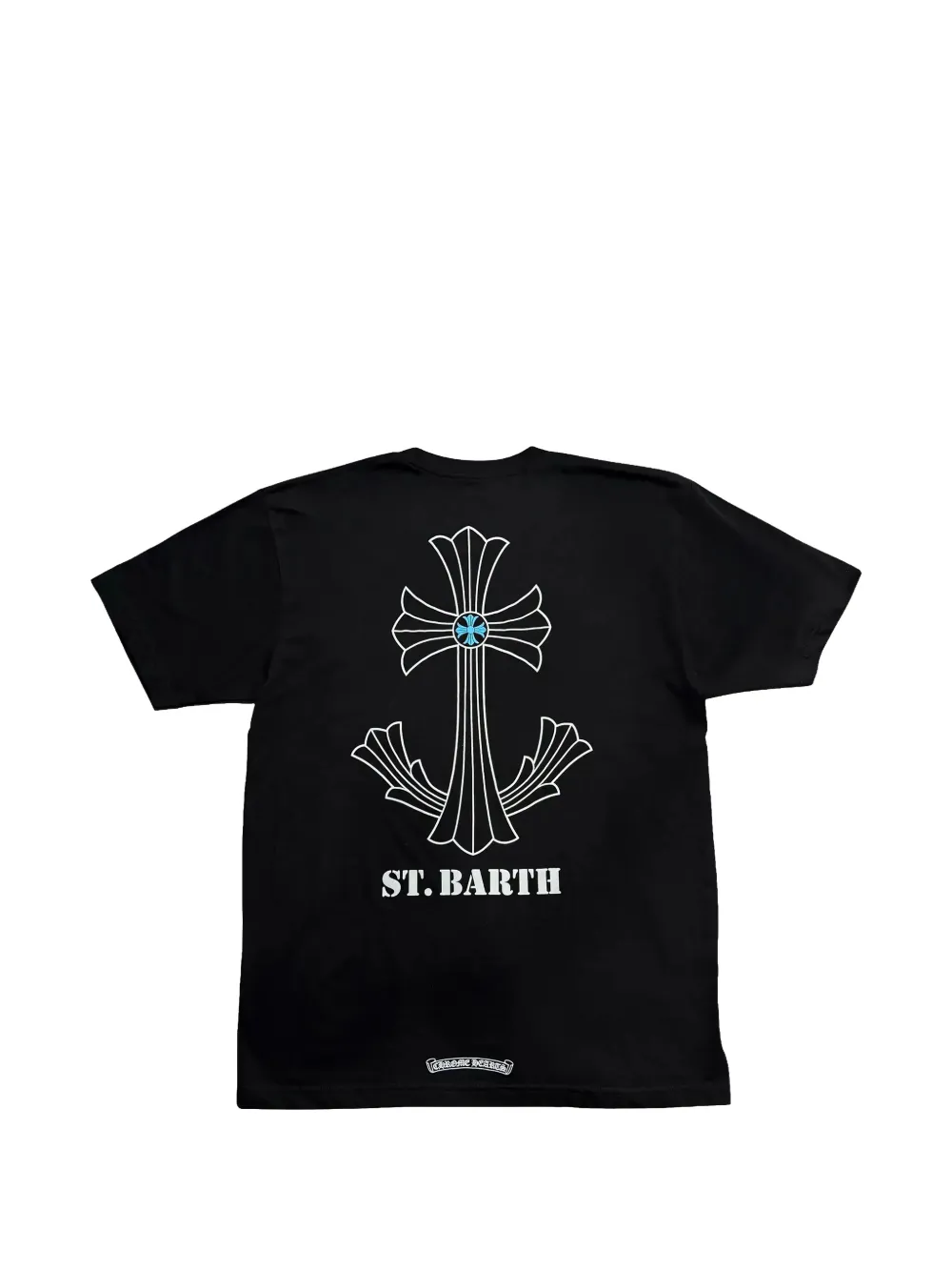 Chrome Hearts St. Barth T-shirt met logo-print Zwart