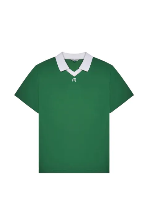 Malbon Golf Barrio logo-embroidered T-shirt