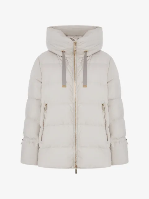 Moorer padded hooded jacket