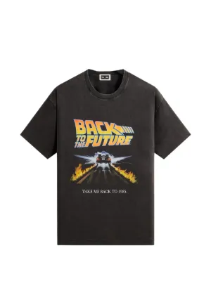 KITH x Back To The Future DeLorean T-shirt | Black | FARFETCH MY