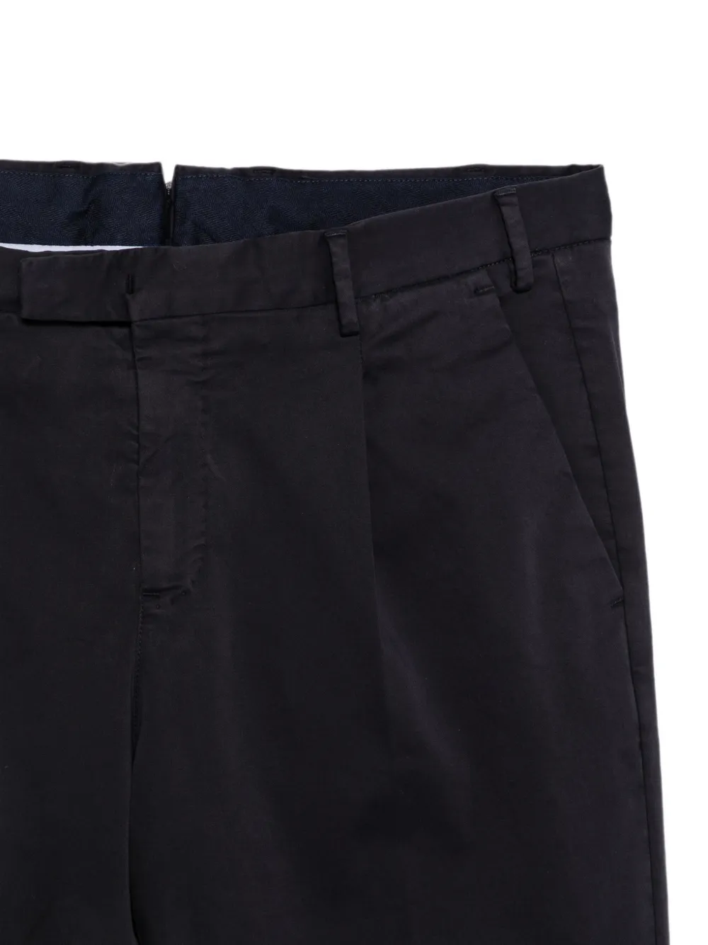 PT Torino Master plooibroek met riemlussen Blauw