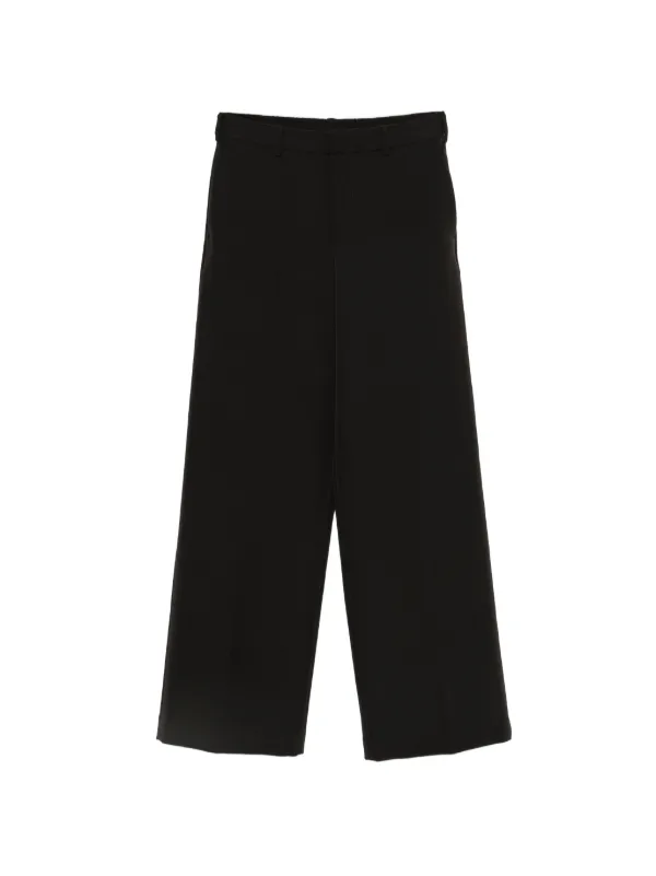 PT Torino Lorenza Pressed-crease Trousers in Black