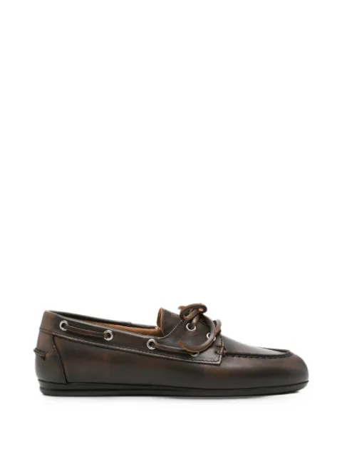 Posa lace-up leather loafers
