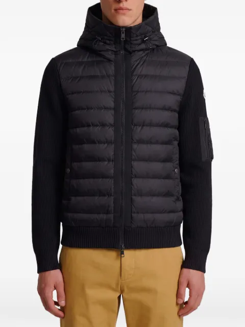 Moncler padded zip-up cardigan