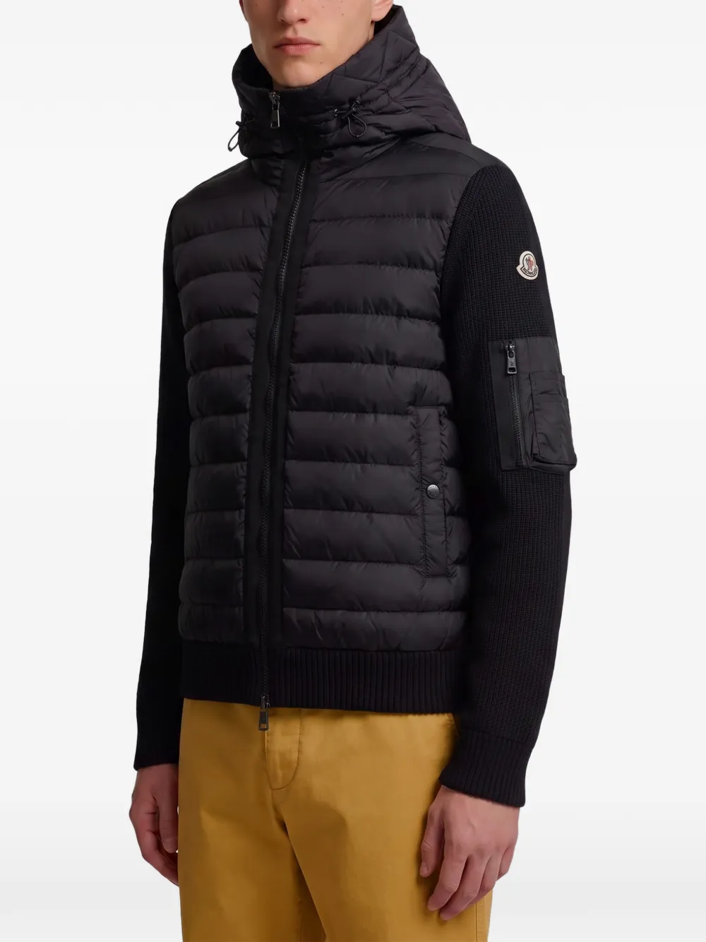 Moncler Gewatteerd vest Zwart
