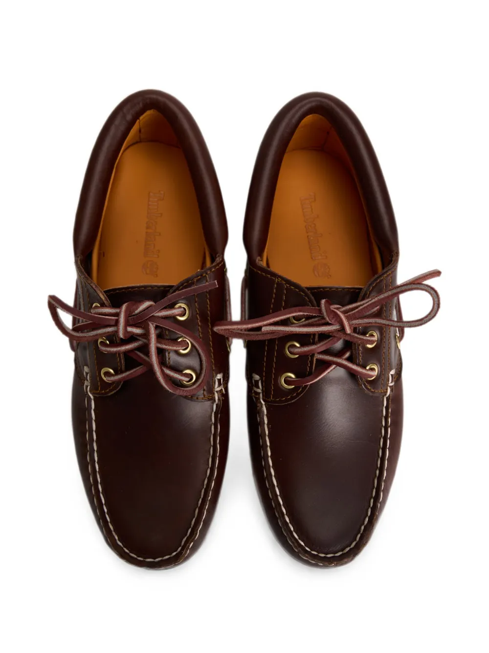 Timberland Sebago Ranger Waxy lug-sole boat shoes Rood