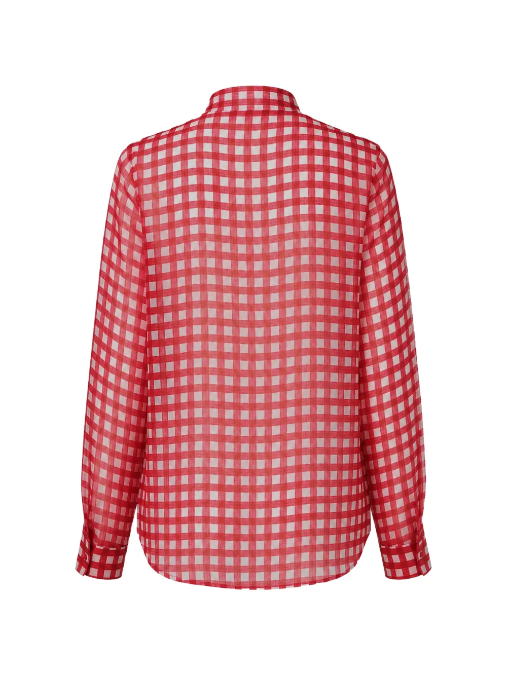 Ermanno Scervino Overhemd met gingham ruit Rood