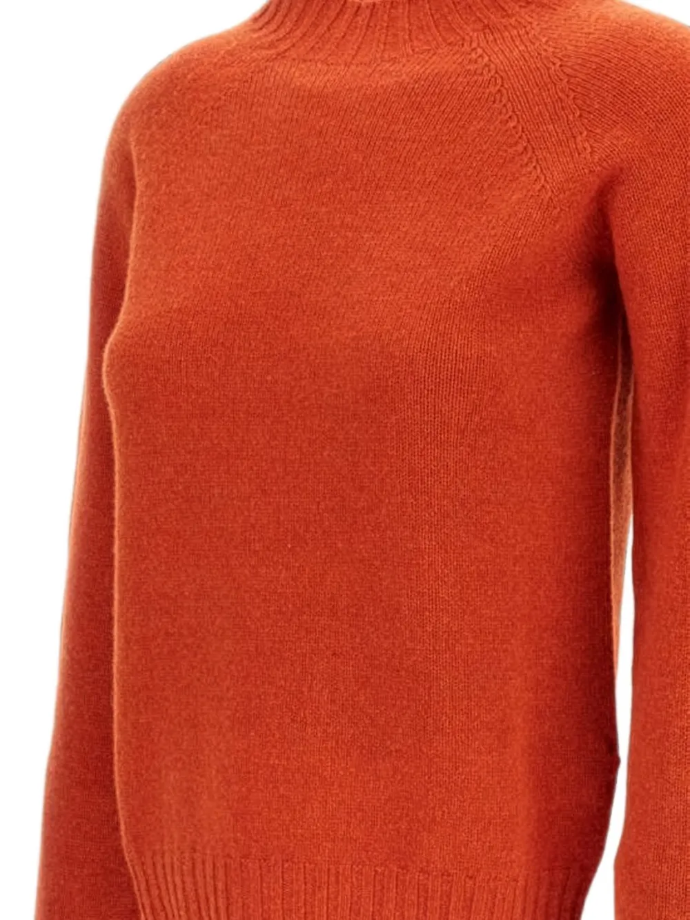 Drumohr mock-neck knitted sweater Oranje
