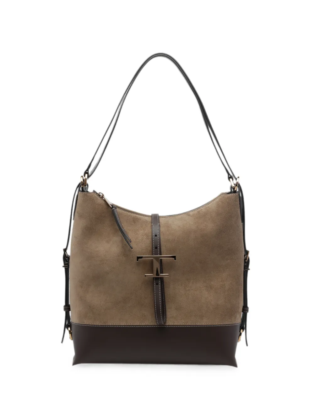 Tod's T-Timeless suede leather backpack - Toni neutri
