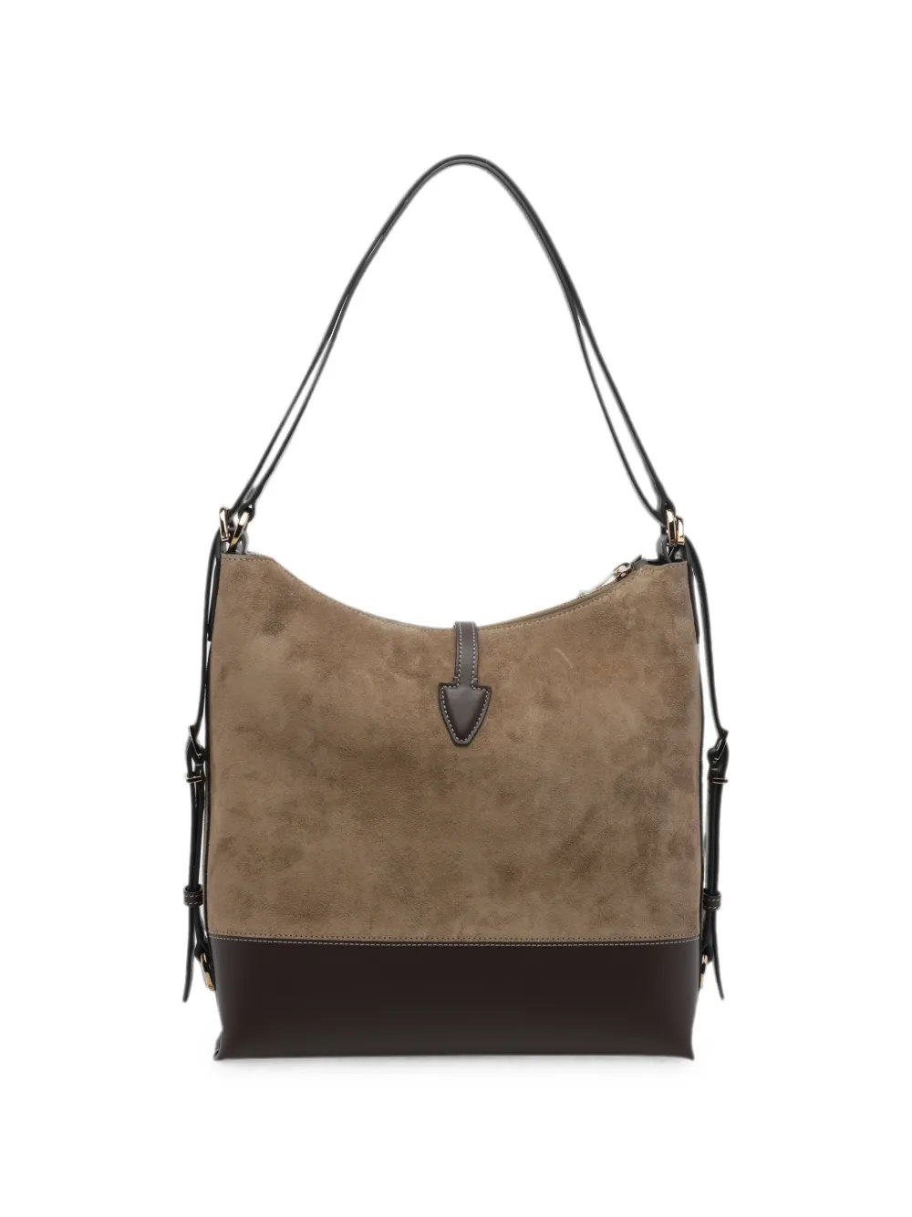 Tod's T-Timeless suede leather backpack Beige