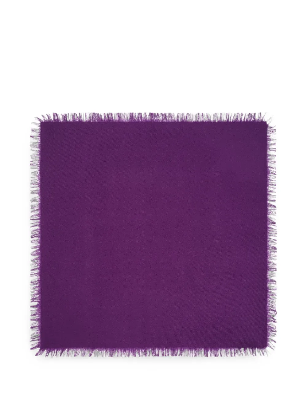 Bompard Fringed Cashmere Scarf In Purple