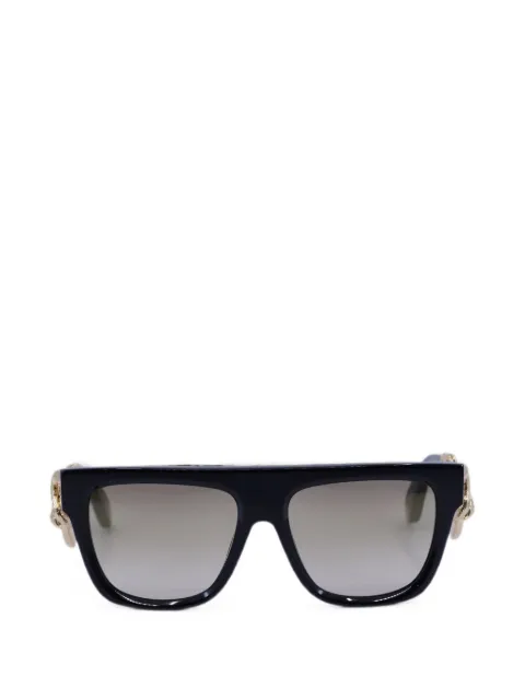 Roberto Cavalli snake-detail square-frame sunglasses