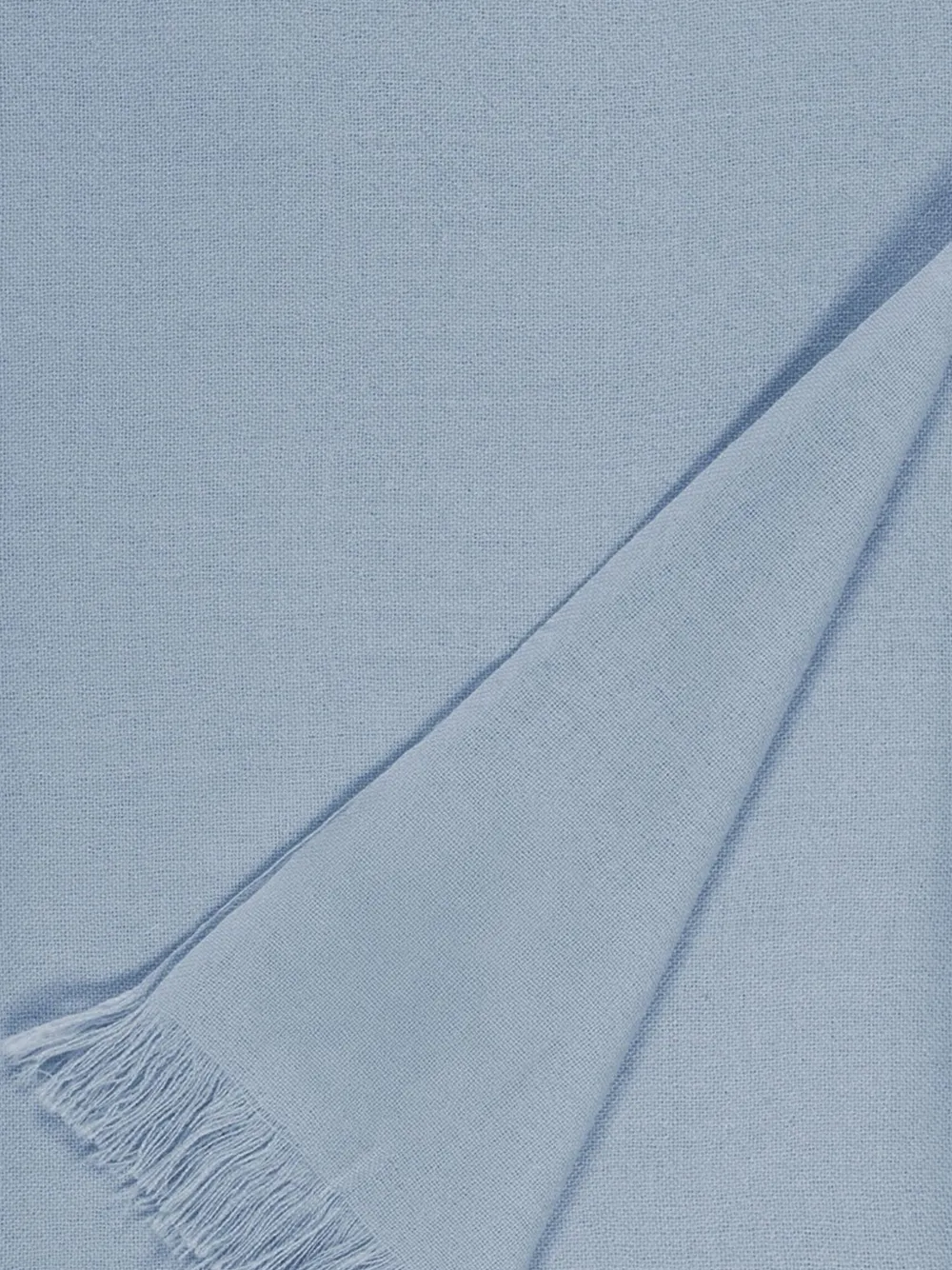 BOMPARD Voile Stole sjaal met franje Blauw