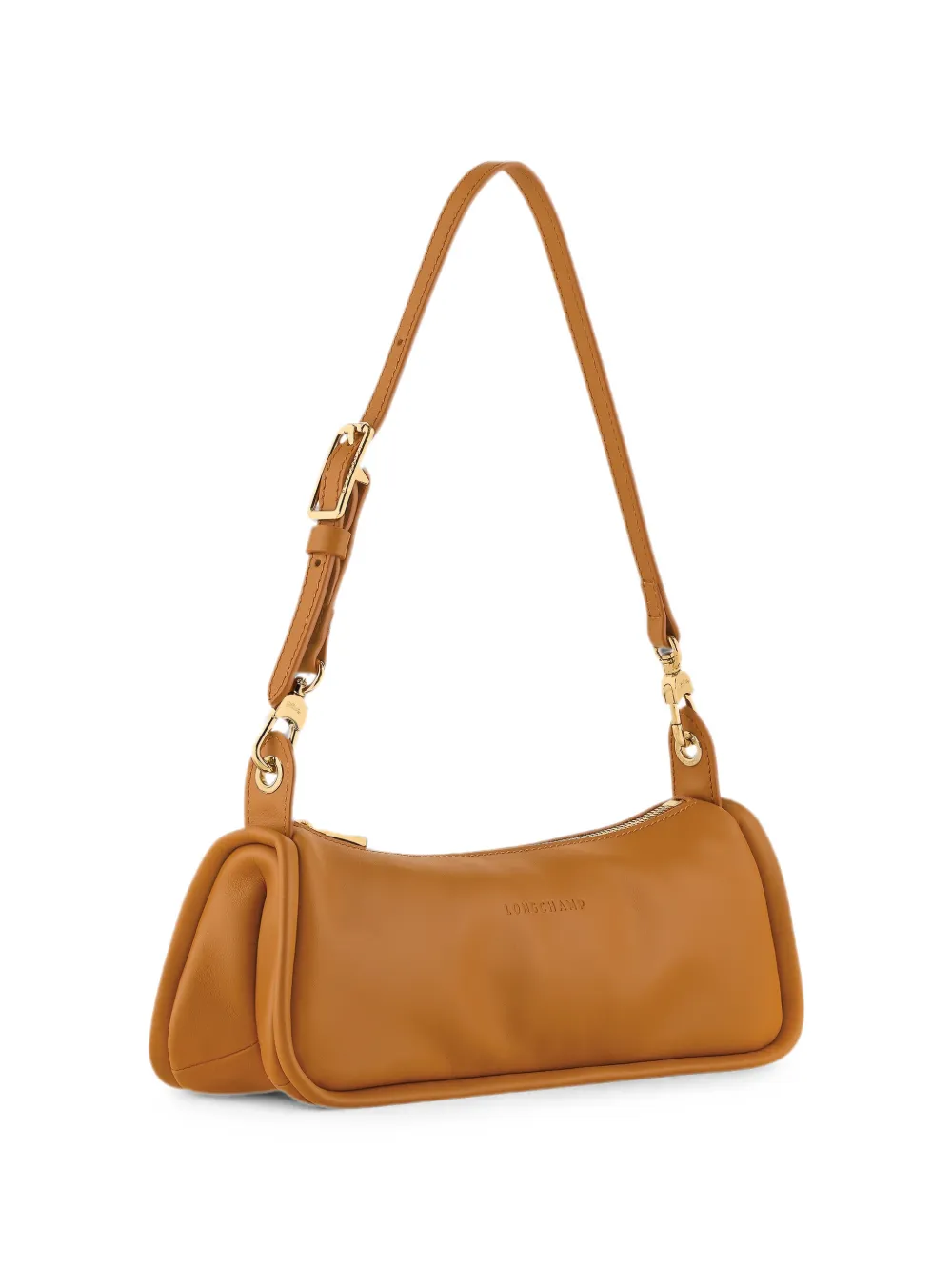 Longchamp Looong M schoudertas Bruin
