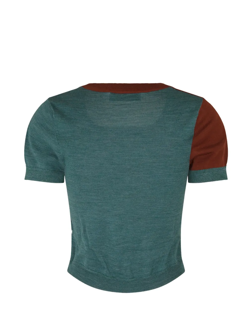 Vivienne Westwood Gebreid T-shirt met argyle-patroon Groen