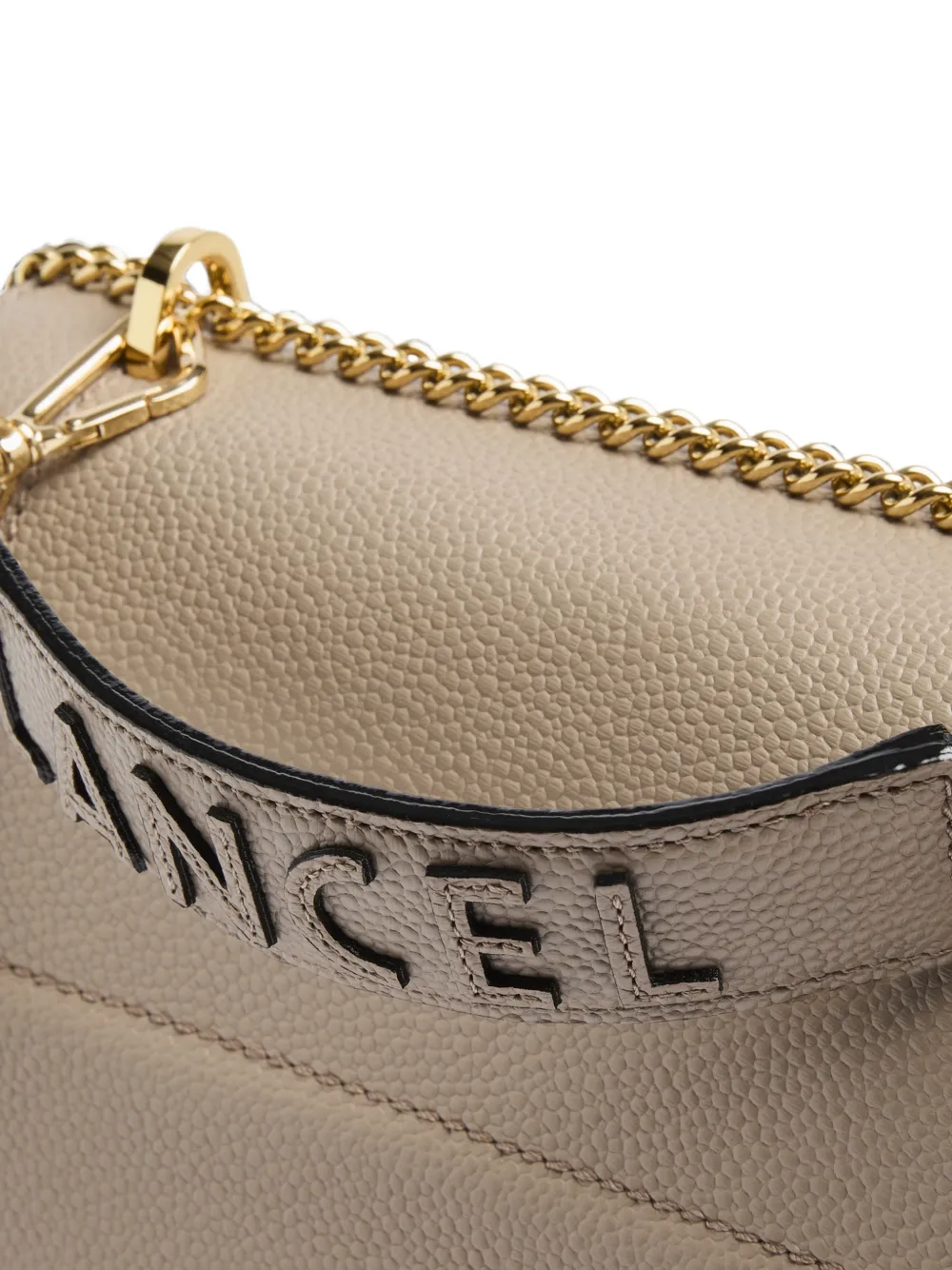 Lancel Ninon leren schoudertas Beige