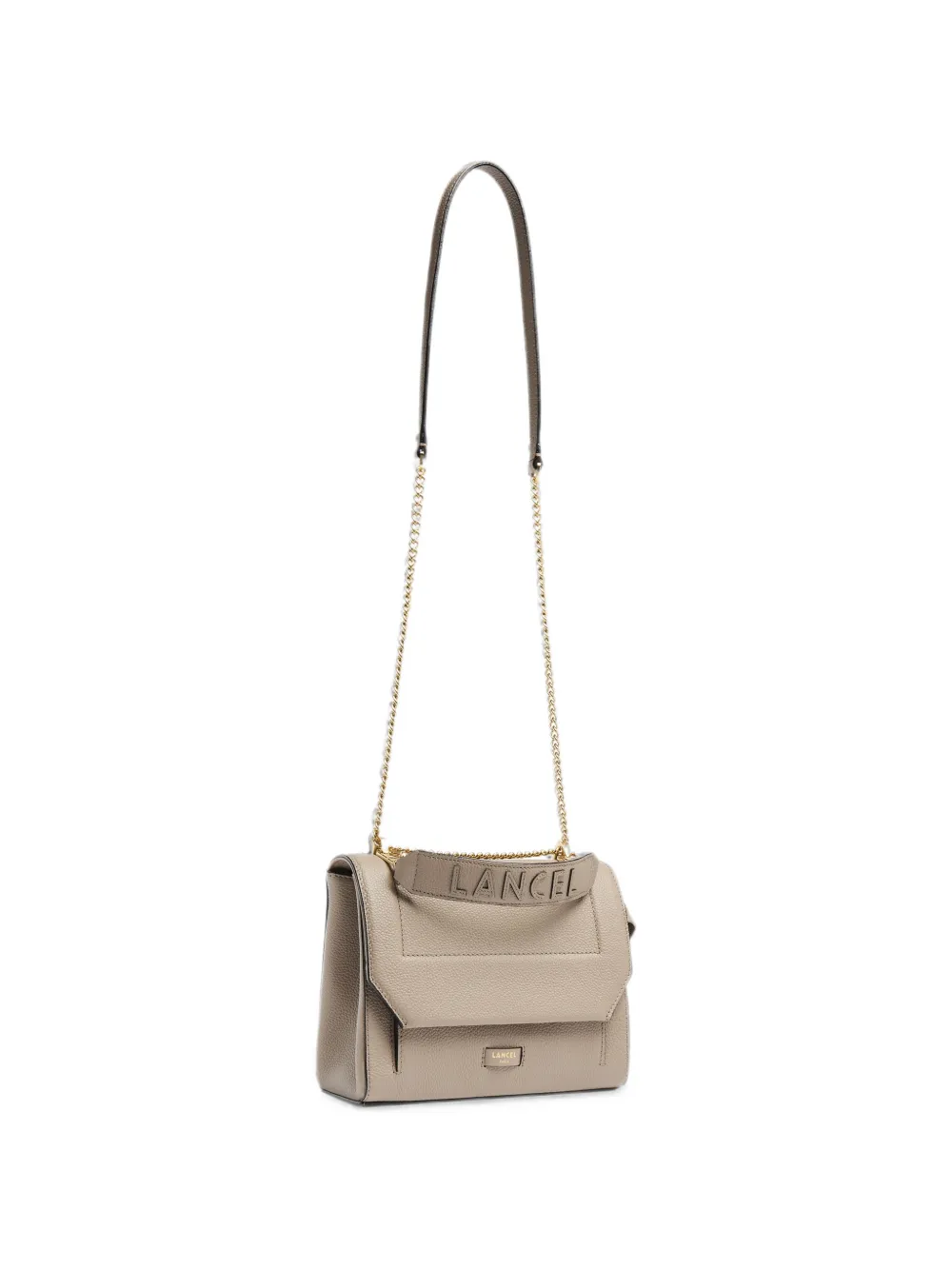 Lancel Ninon leren schoudertas Beige