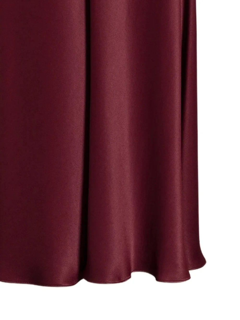 Alberta Ferretti Maxi-rok met satijnen afwerking Rood
