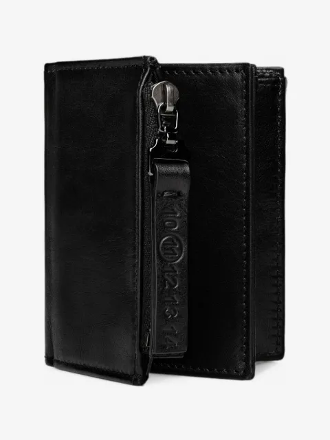 Maison Margiela portefeuille zippé en cuir
